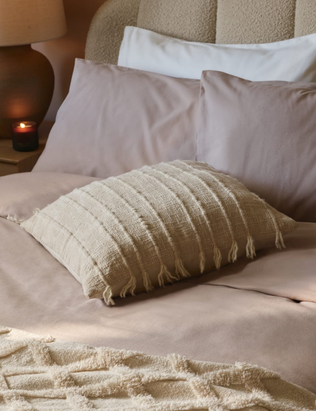 2pk Pure Brushed Cotton Oxford Pillowcases image 3