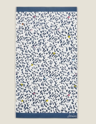 

Joules Pure Cotton Lynx Leopard Towel - Multi, Multi