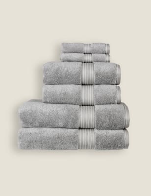 Christy Supreme Hygro Towel - HAND - Silver, Silver,White