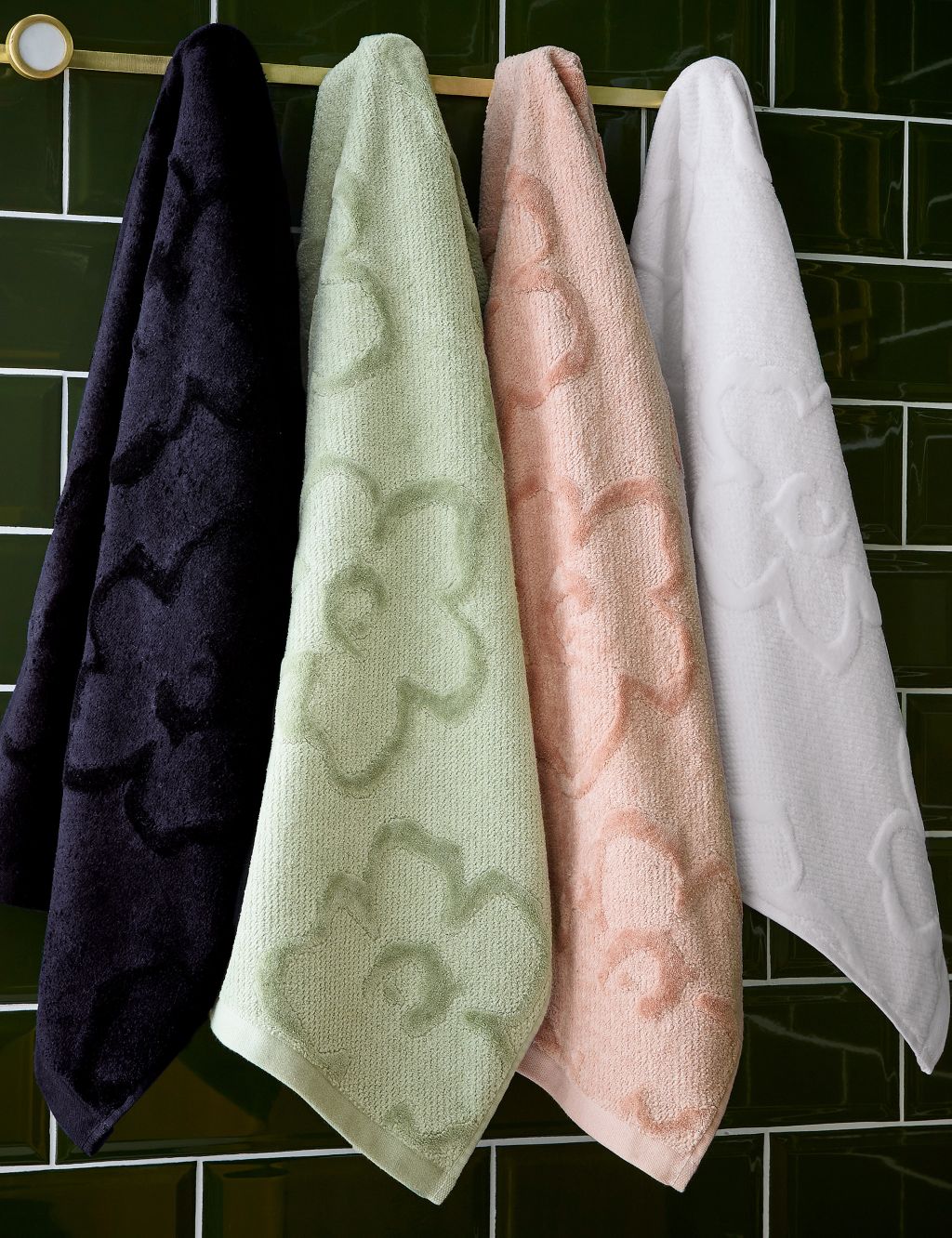 Pure Cotton Magnolia Textured Towel image 4