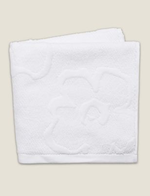 

Ted Baker Pure Cotton Magnolia Textured Towel - White, White