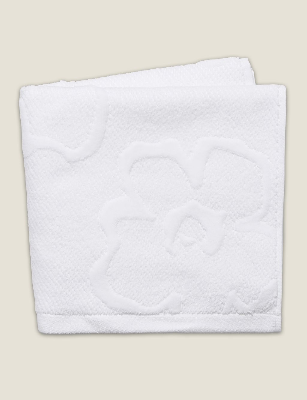 Pure Cotton Magnolia Textured Towel image 1