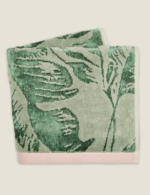 Ted Baker Cotton Blend Urban Forager Towel - EXL - Sage, Sage,Soft Pink