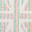 Pure Cotton Union Jack Beach Towel - softpink