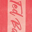 Pure Cotton Branded Beach Towel - coral