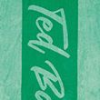 Pure Cotton Branded Beach Towel - green