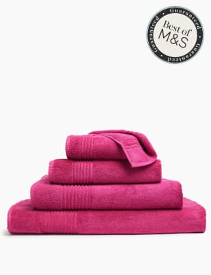 Serviette en coton égyptien de qualité supérieure - Hot Pink