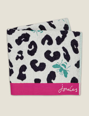 

Joules Pure Cotton Leopard Bee Towel - Multi, Multi