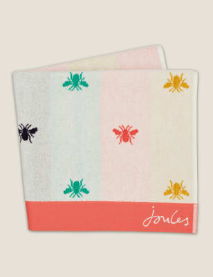 

Joules Pure Cotton Rainbow Bee Towel - Multi, Multi