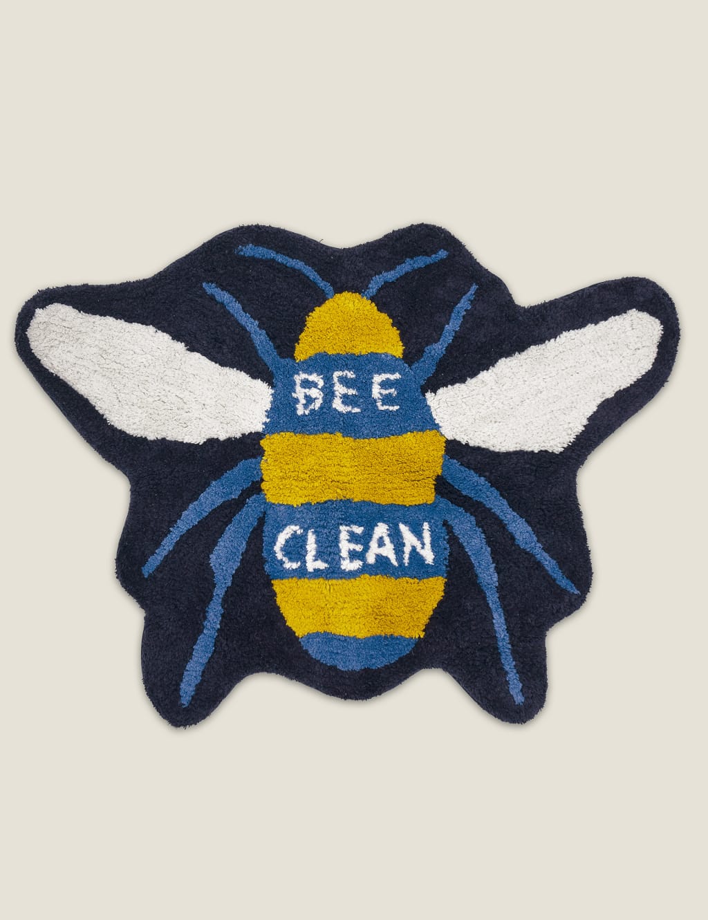 Pure Cotton Bee Clean Bath Mat
