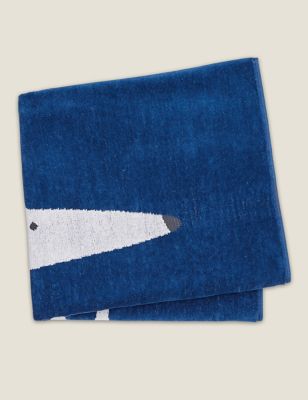 

Scion Pure Cotton Mr Fox Towel - Blue Mix, Blue Mix