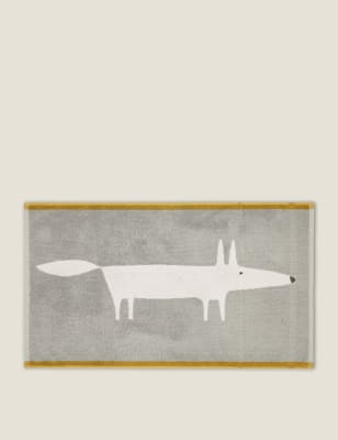 

Scion Pure Cotton Mr Fox Bath Mat - Grey Mix, Grey Mix