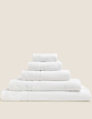 

Autograph Hotel Bamboo Blend Antibacterial Towel - White, White