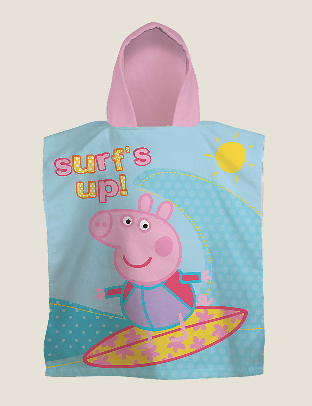 Pure Cotton Peppa Pig™ Kids' Hooded Towel image 1