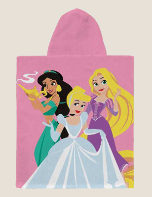 

Pure Cotton Disney Princess™ Hooded Towel - Multi, Multi