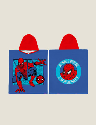 

Pure Cotton Spider-Man™ Kids' Hooded Towel - Multi, Multi