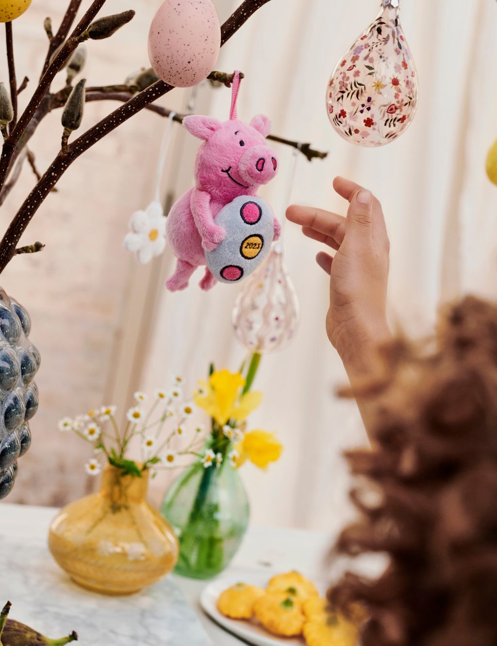 Percy Pig™ Hanging Easter Decoration image 2