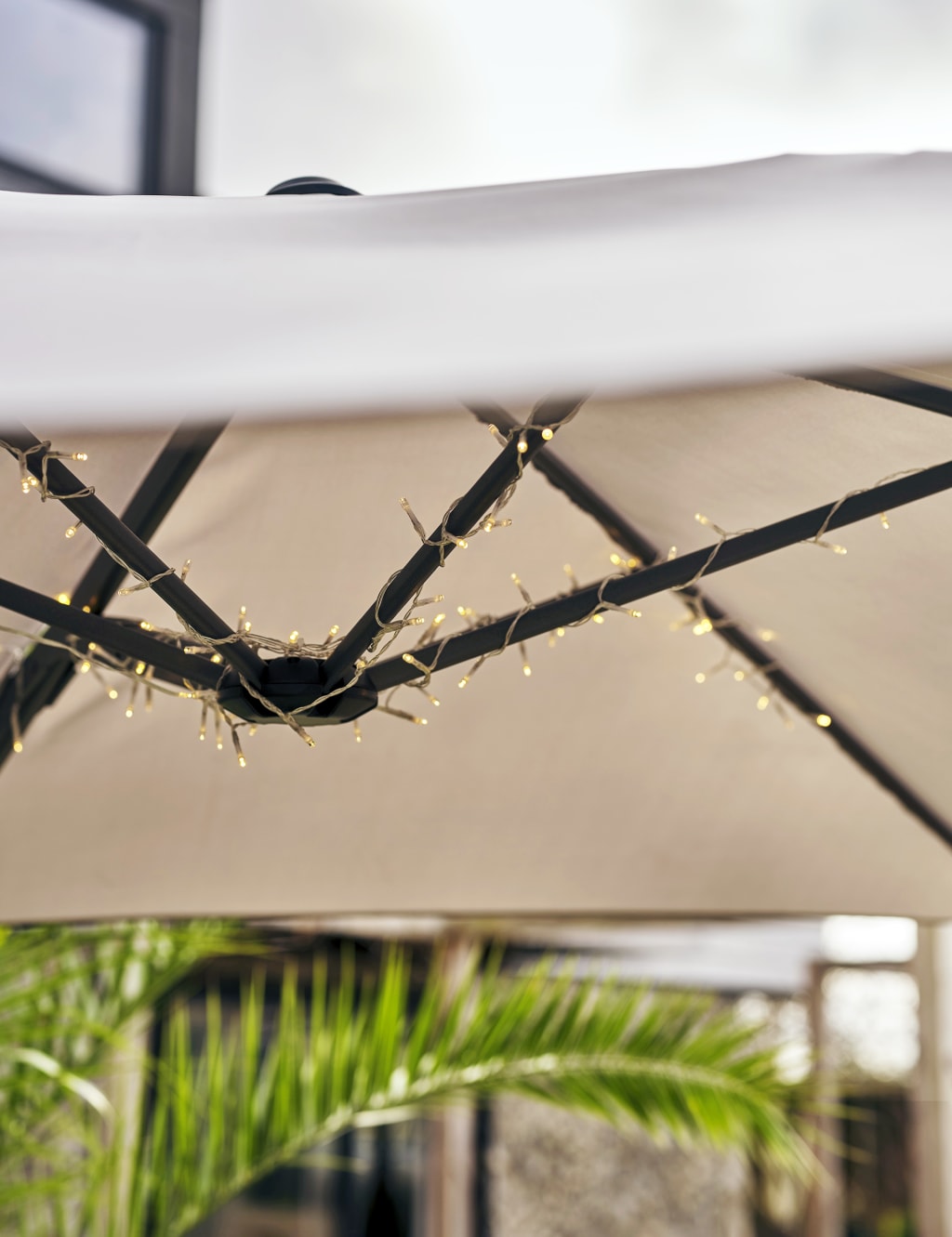 Parasol Solar String Lights