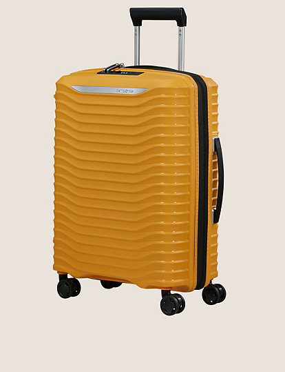 samsonite upscape 4 wheel hard shell cabin suitcase - 1size - yellow, yellow