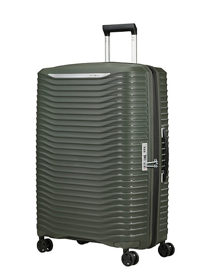 samsonite upscape 4 wheel hard shell large suitcase - 1size - medium khaki, medium khaki