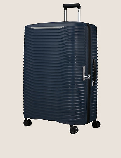 samsonite upscape 4 wheel hard shell extra large suitcase - 1size - dark blue, dark blue
