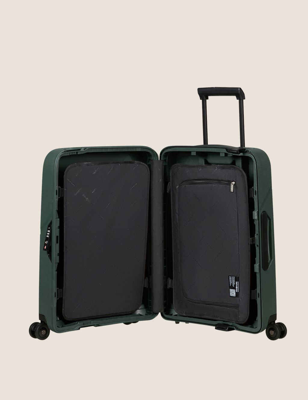 Magnum 4 Wheel Hard Shell Eco Cabin Suitcase image 3