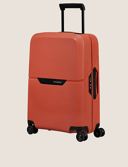 samsonite magnum 4 wheel hard shell eco cabin suitcase - 1size - burnt orange, burnt orange