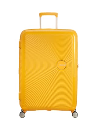 

American Tourister Maleta grande Soundbox de 4 ruedas con carcasa dura - Amarillo, Amarillo