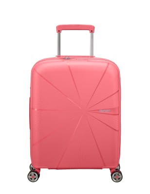 

American Tourister Hartschalen-Kabinenkoffer mit 4 Rollen „Starvibe“ - Rosa, Rosa