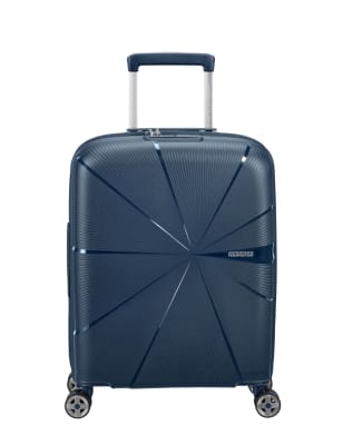 

American Tourister Hartschalen-Kabinenkoffer mit 4 Rollen „Starvibe“ - Marineblau, Marineblau