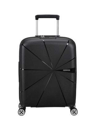 American Tourister Starvibe 4 Wheel Hard Shell Cabin Suitcase - Black, Black,Navy,Turquoise,Pink