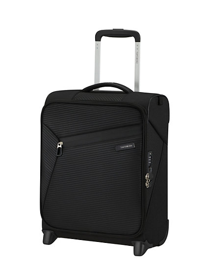 samsonite litebeam 2 wheel soft underseat cabin suitcase - 1size - black, black