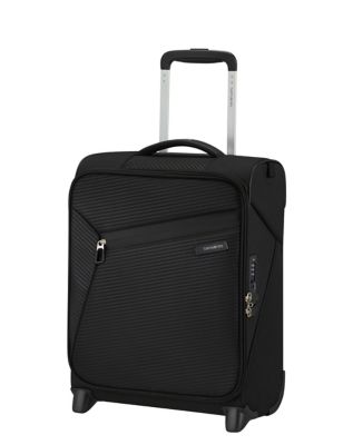 Samsonite Litebeam 2 Wheel Soft Underseat Cabin Suitcase - Black, Black