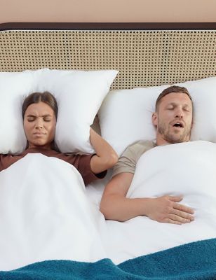 Kally Sleep Anti Snore Medium PIllow - White, White