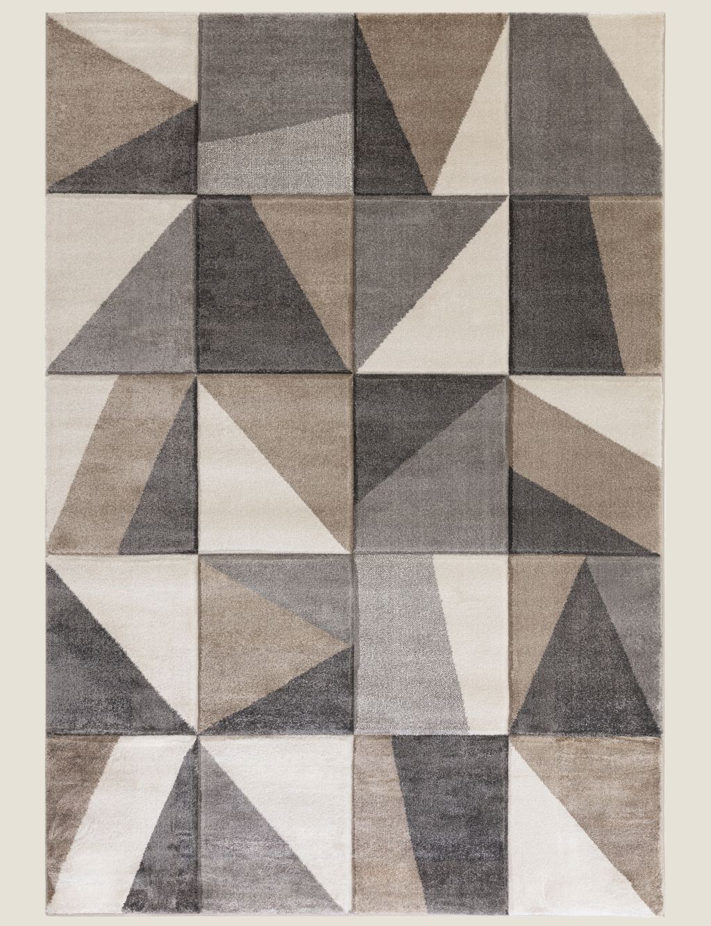 Carved Triangles Rug image 2