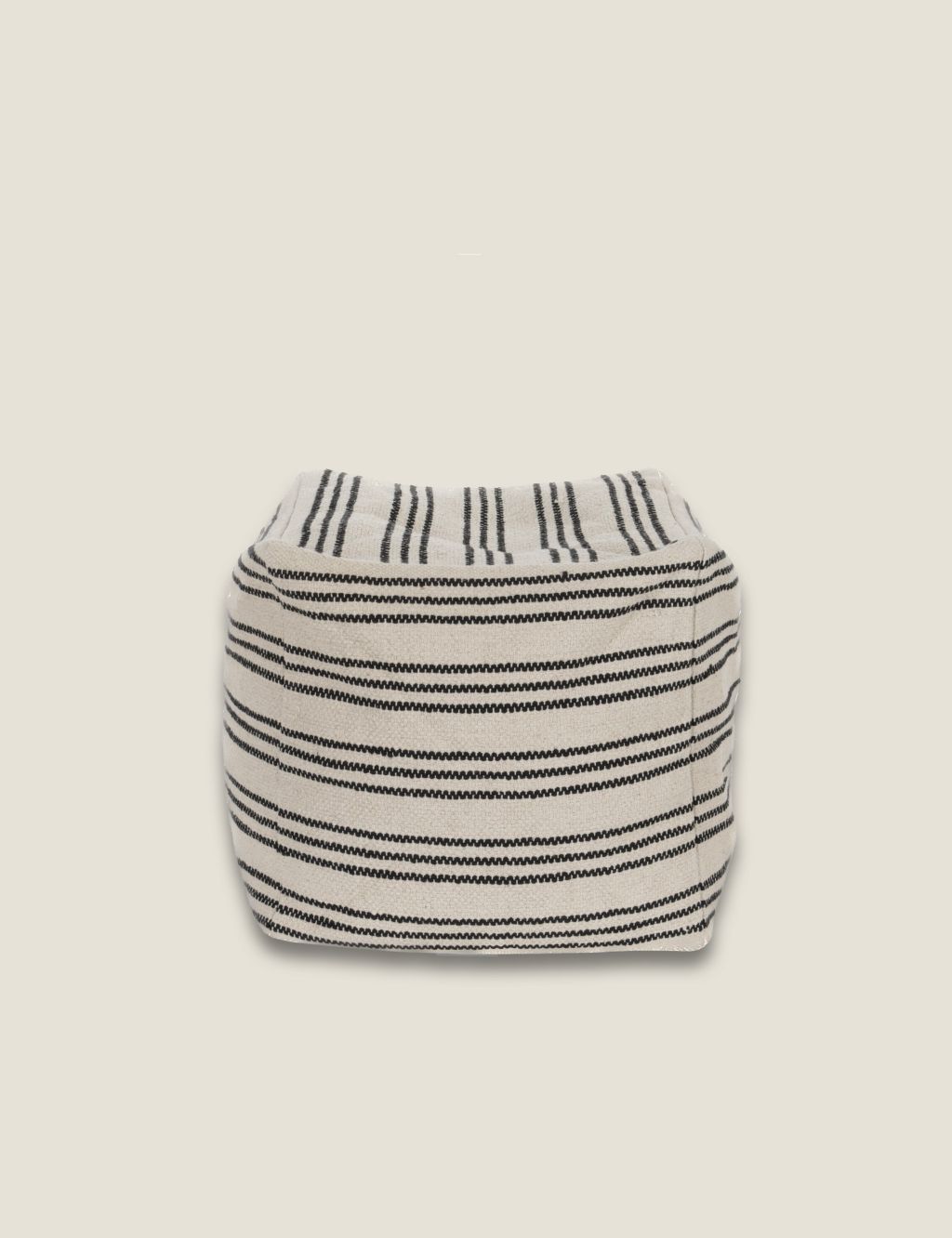 Striped Pouffe image 1