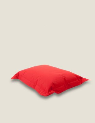 Kaikoo Oversized Outdoor Floor Cushion - Red, Red