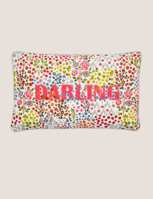 

Cath Kidston Pure Cotton Darling Cushion - Red Mix, Red Mix