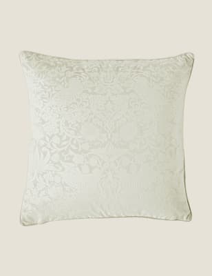 

William Morris At Home Velvet Strawberry Thief Cushion - Oyster, Oyster