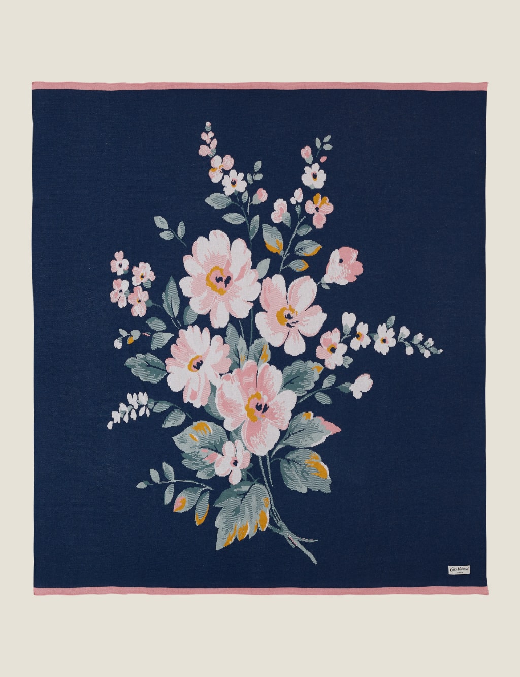 Pure Cotton Spitalfields Floral Throw