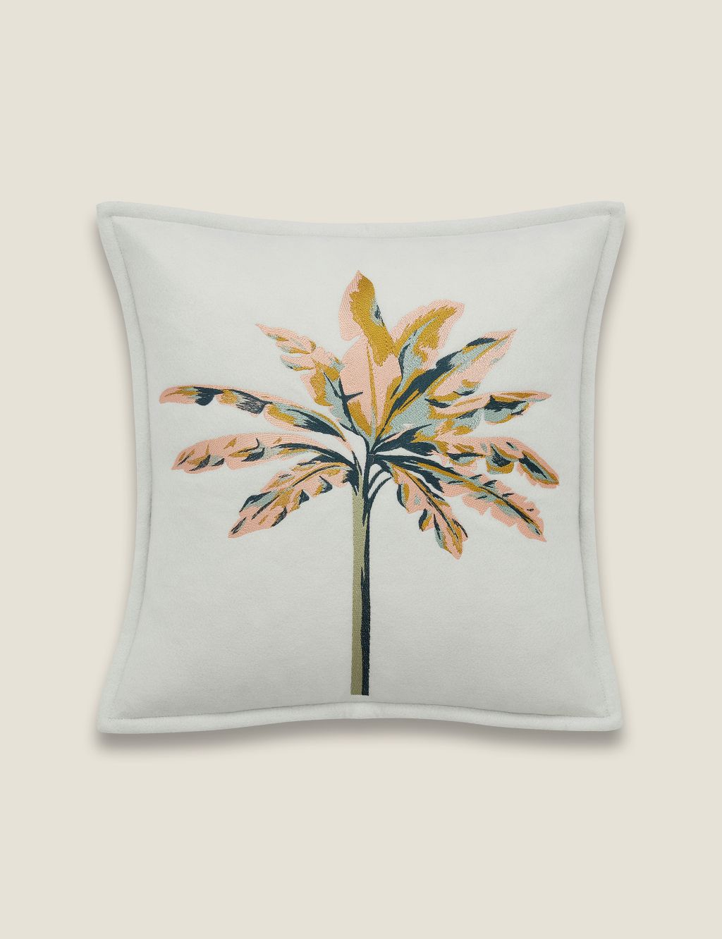 Urban Forager Embroidered Cushion