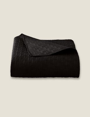 

Ted Baker T Quilted Throw - Black, Black