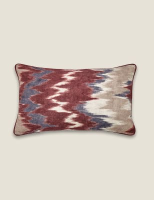 

Bedeck of Belfast Cotton Blend Aris Bolster Cushion - Mulberry, Mulberry