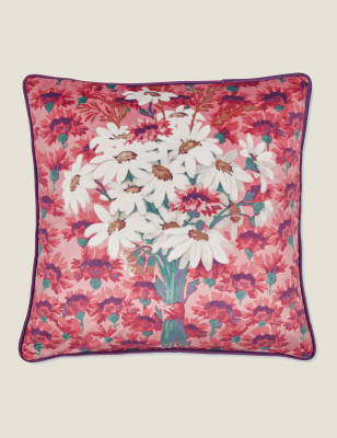 

Laura Ashley Velvet Mirfield Mulberry Cushion, Mulberry