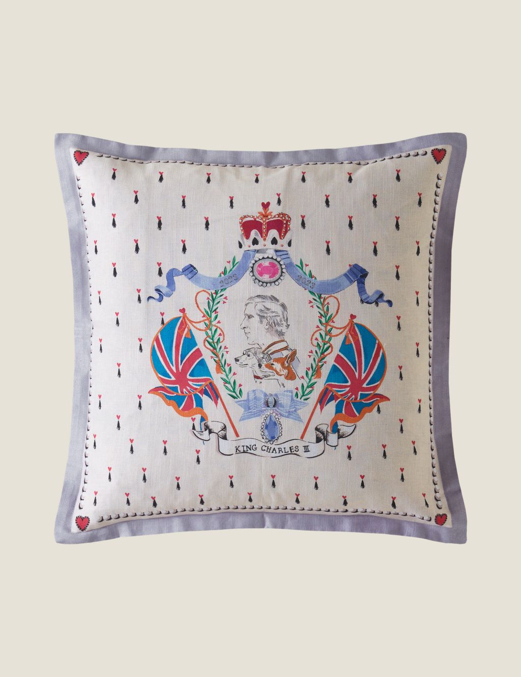 King Charles III Coronation Cushion