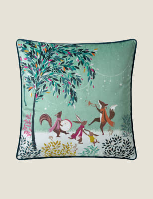 

Sara Miller Woodland Tales Cushion - Dusted Mint, Dusted Mint