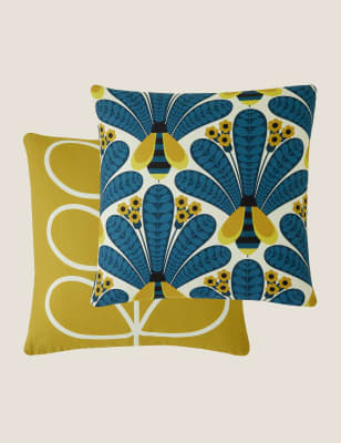 

Orla Kiely Cotton Rich Honey Bee Cushion - Navy, Navy