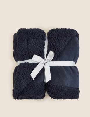 Borg Fleece Throw