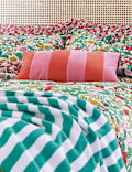 Pure Cotton Rainbow Stripe Cushion
