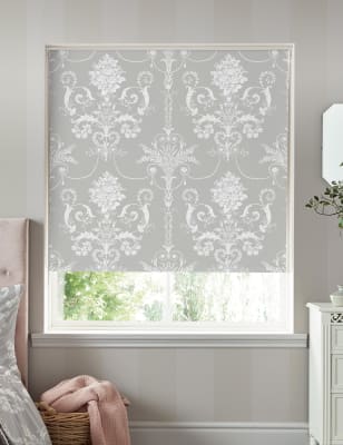 

Laura Ashley Josette Blackout Thermal Roller Blind - Steel, Steel